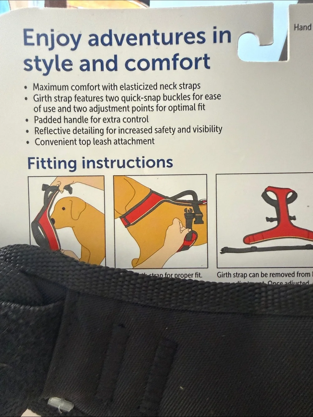 PetSafe EasySport Black and Gray Dog Harness - Medium